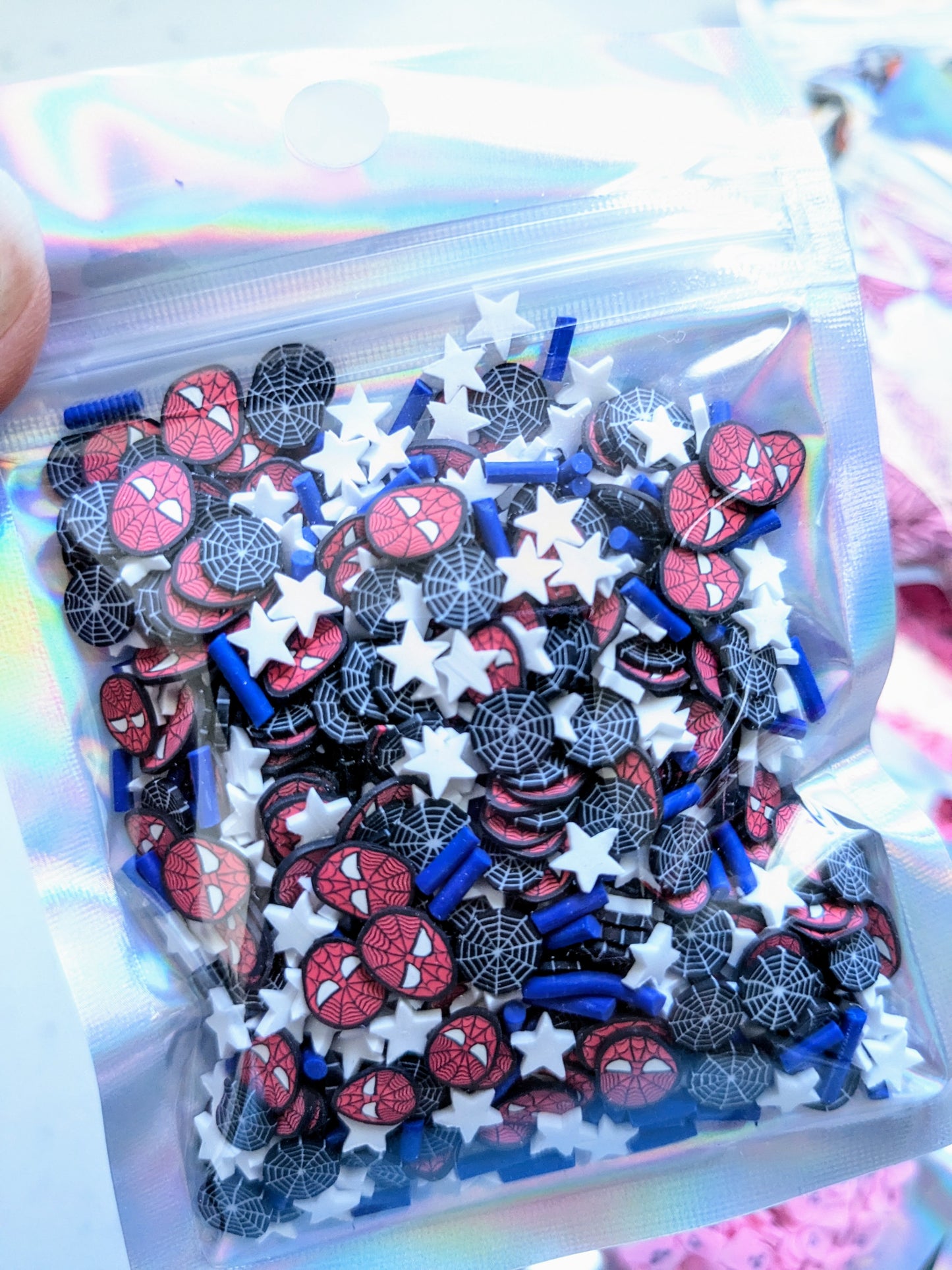 Spider Man Mix Poly Clay Confetti