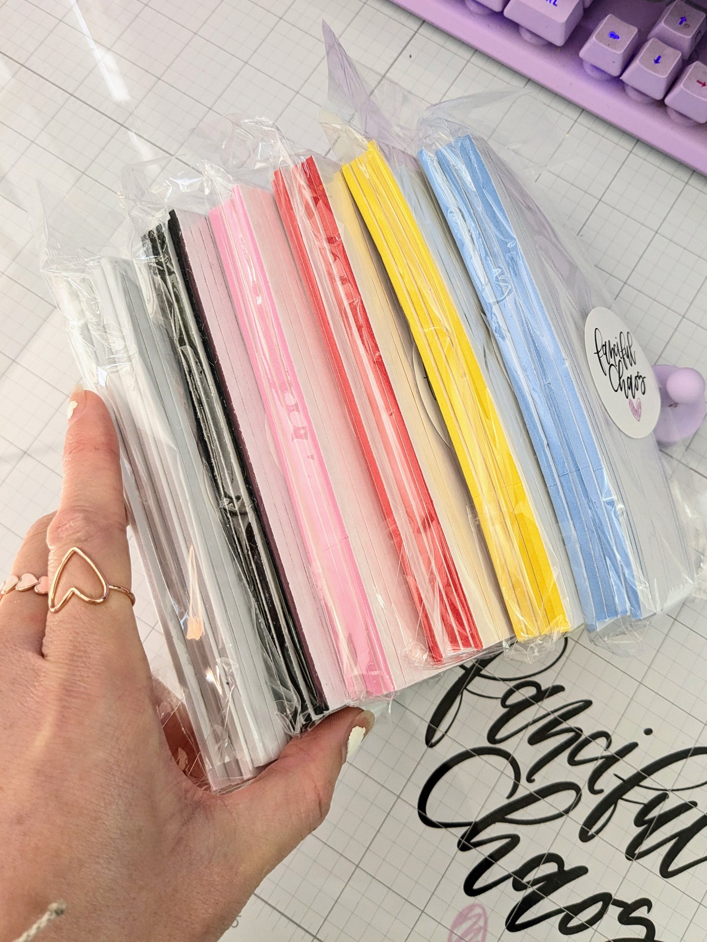 Double-Side Foam Strips Tape (set of 5 sheets)