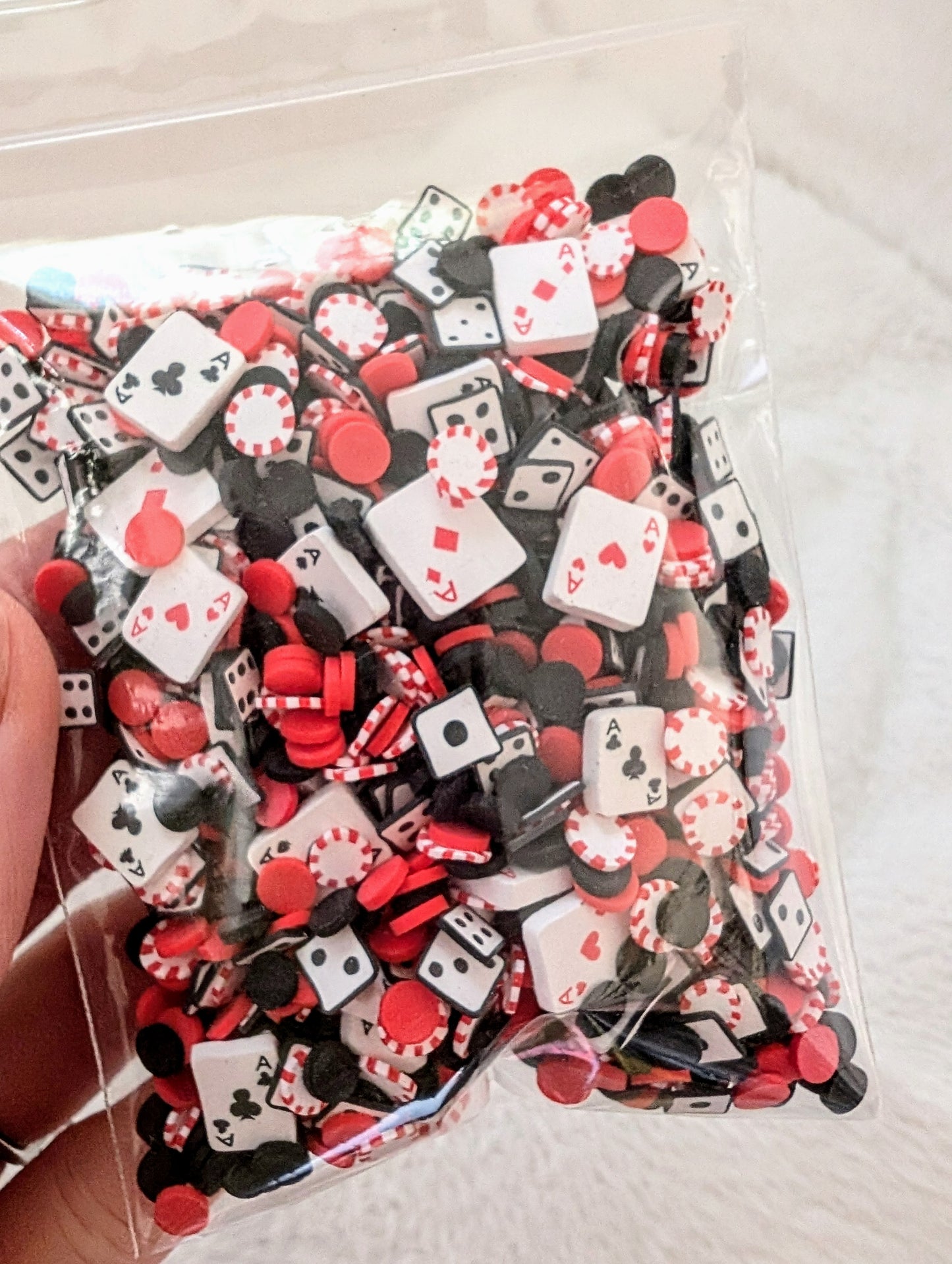 Casino poly clay Confetti