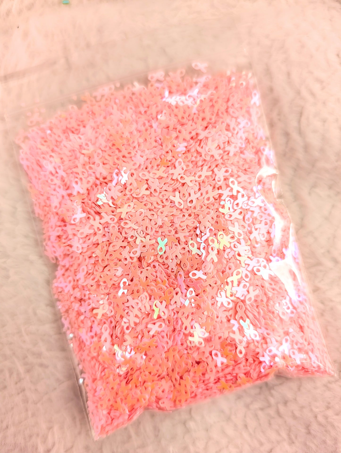 Pink Ribbon Breast Cancer Confetti