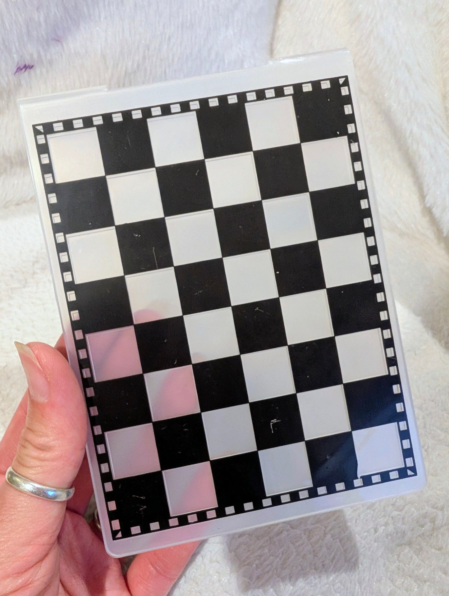 Racer Flag Embossing Folder