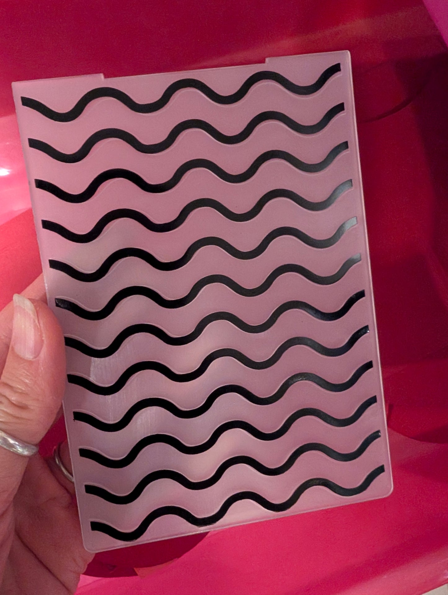 Wavy Embossing Folder