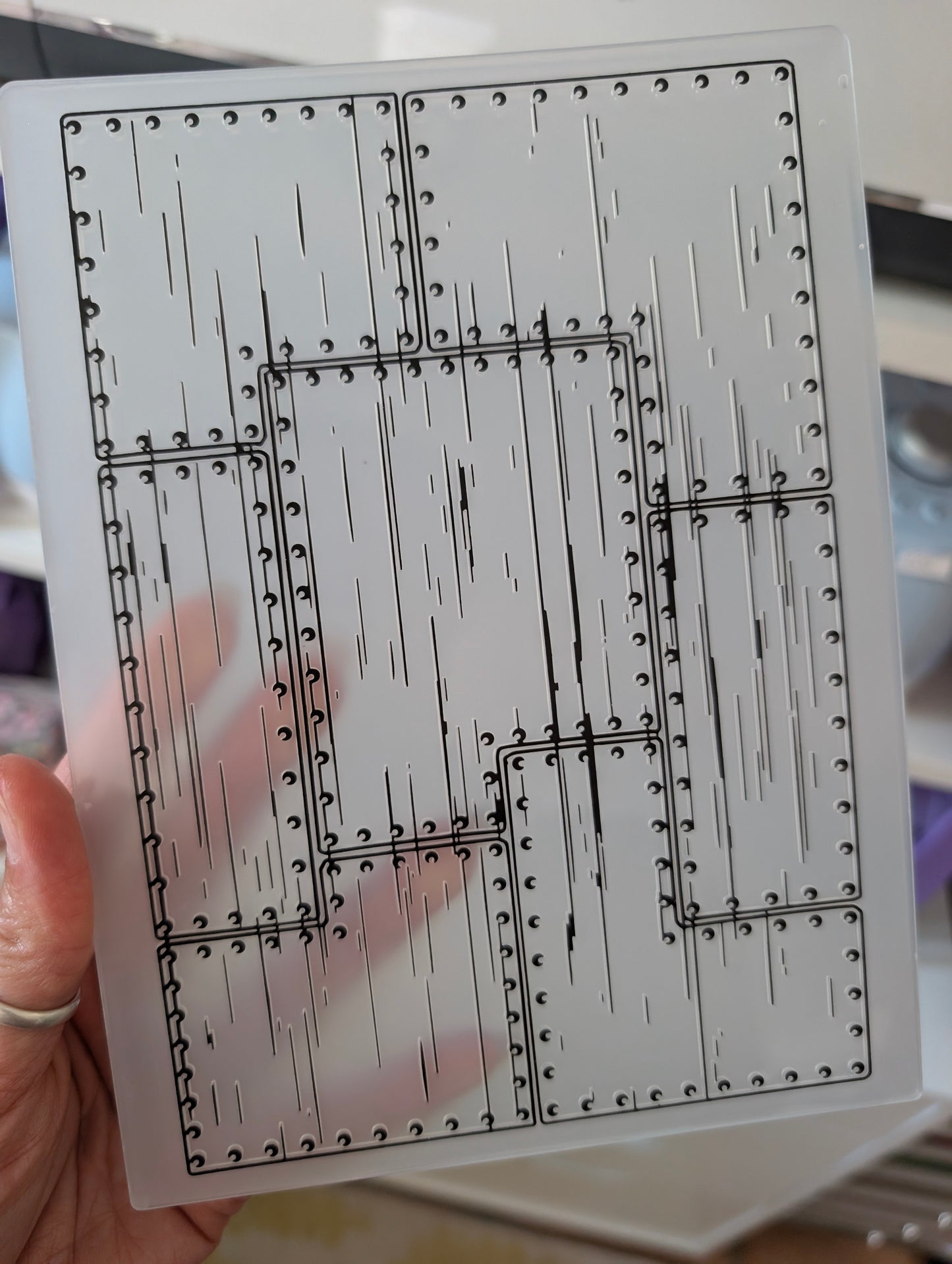 Bolted Steel XL Embossing Folder