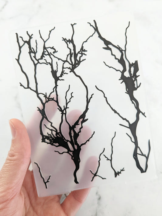 Cracks Embossing Folder