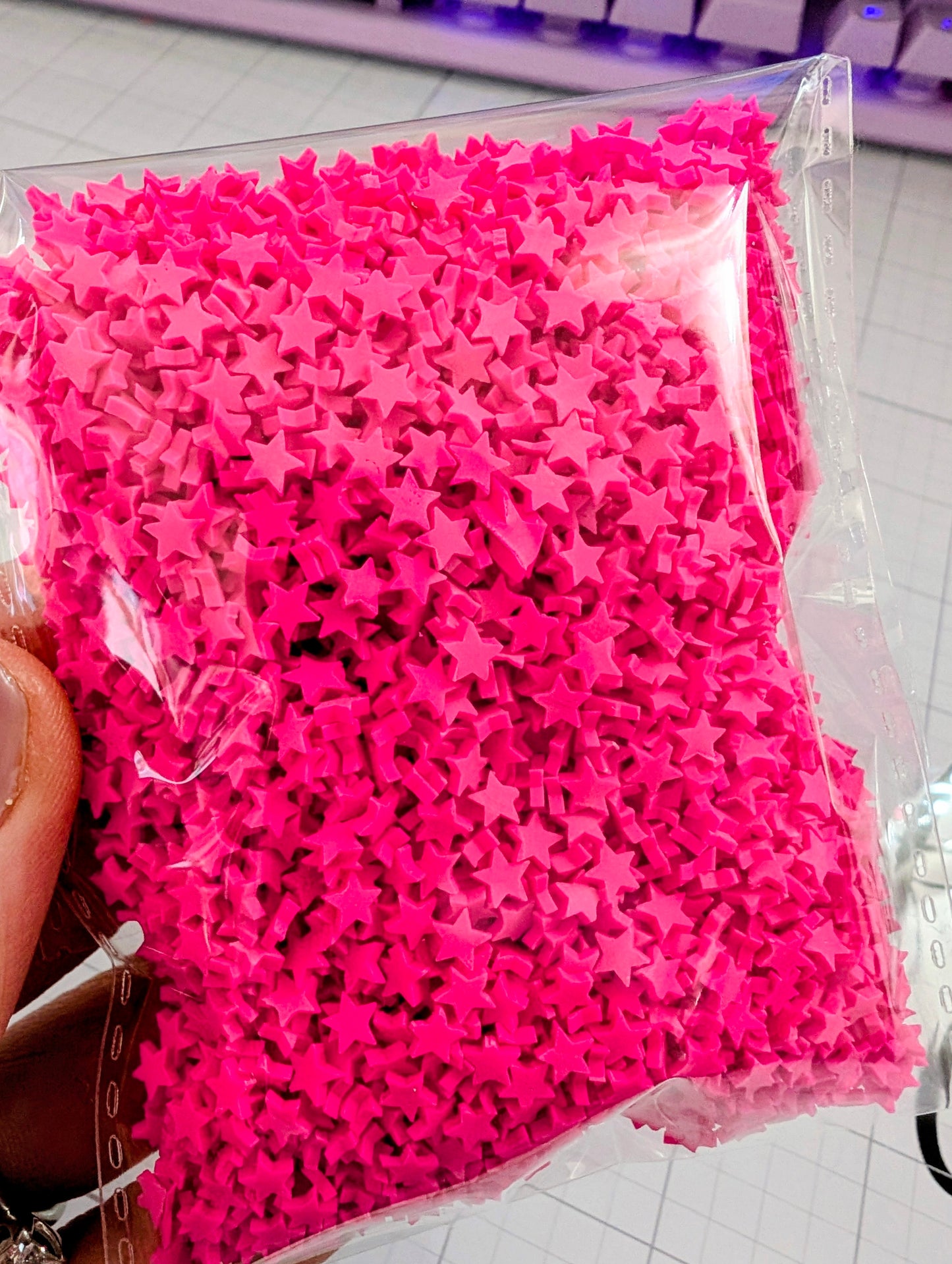 Star Poly Clay Confetti