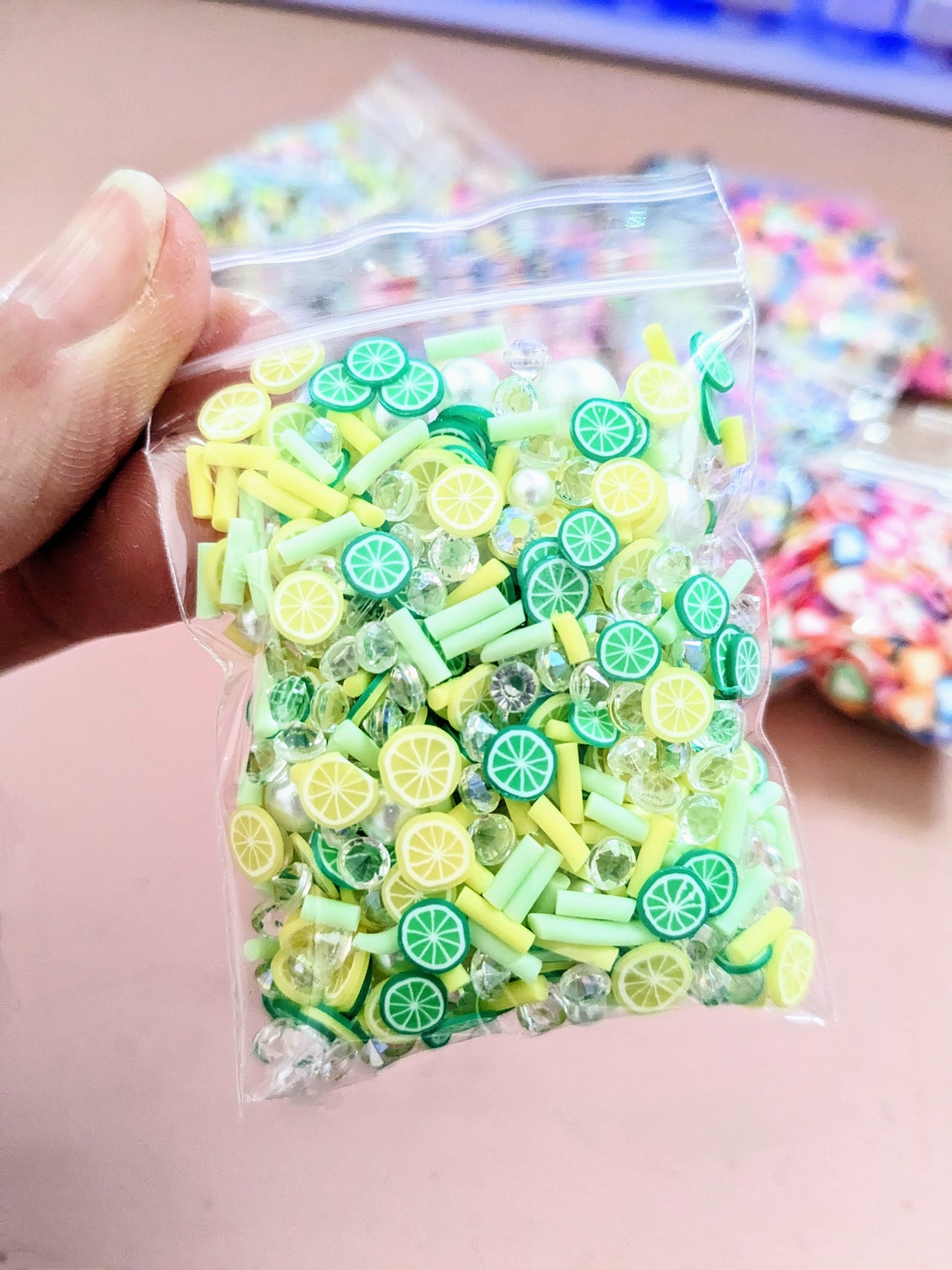 Lemon Lime Crystal Confetti