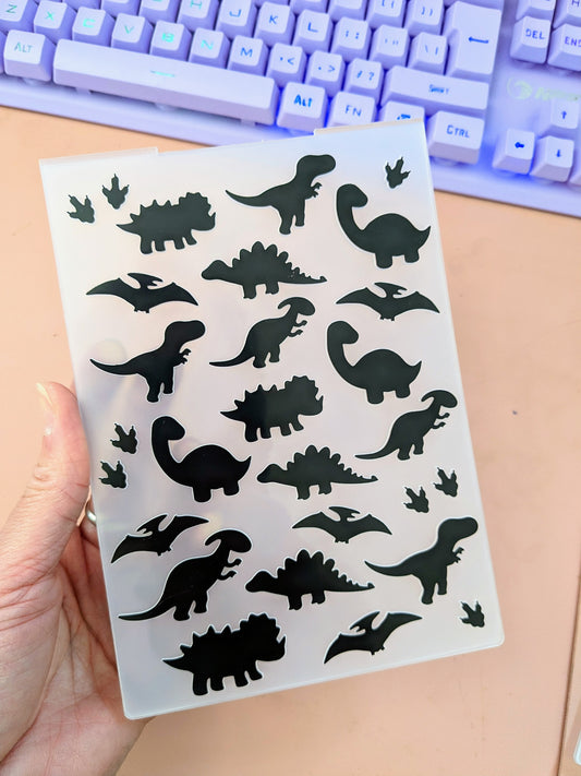 Dinosaur Embossing Folder by Fancifulchaos - NEW COLLECTION 2023