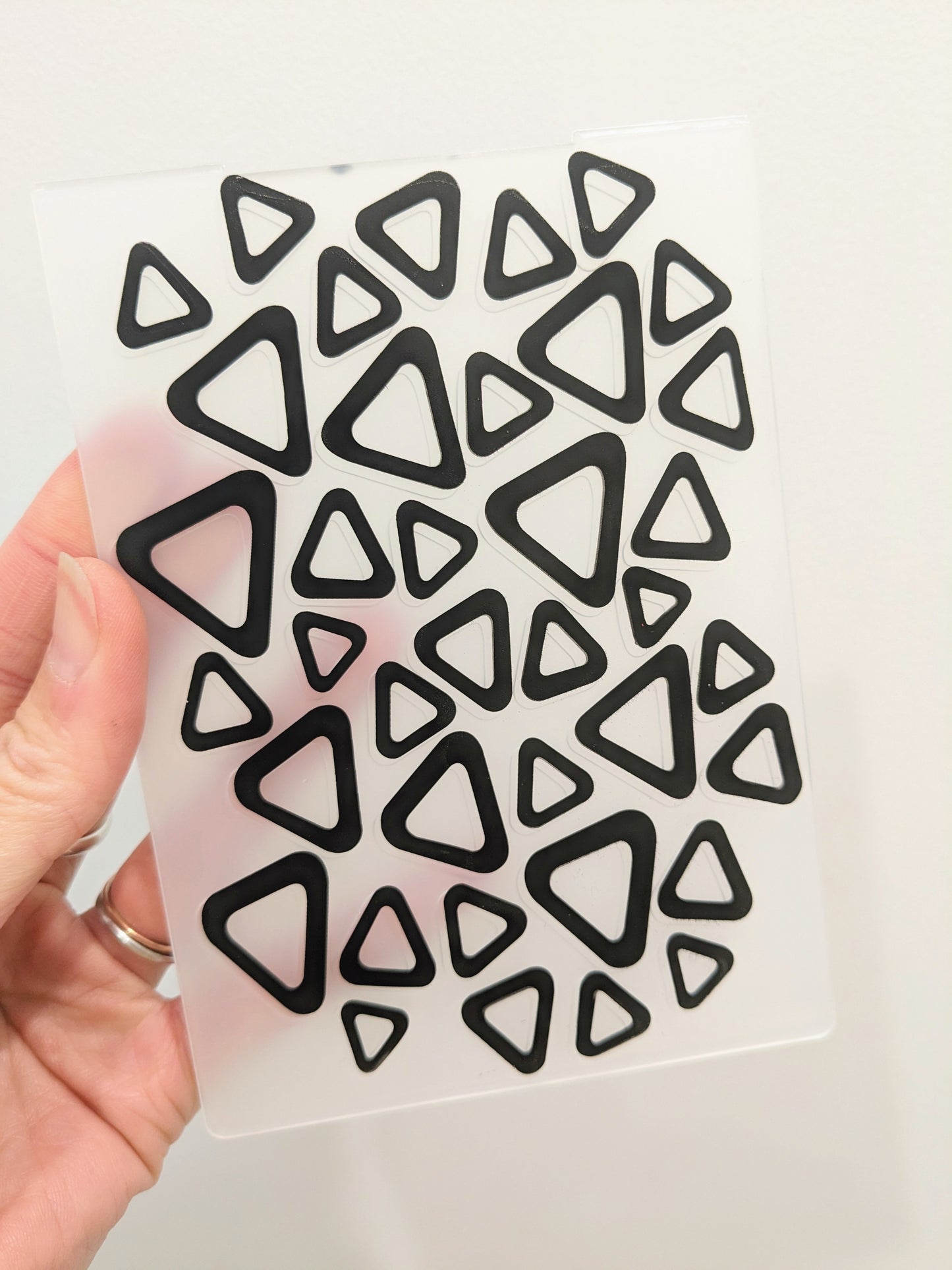 Triangle Embossing Folder