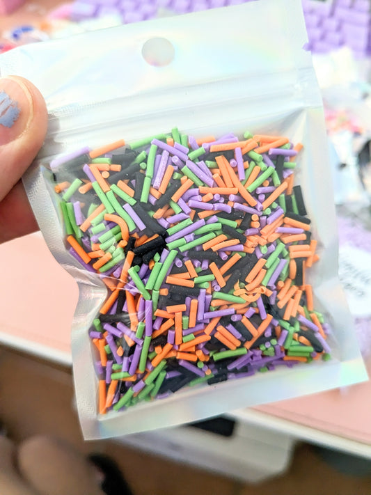 Halloween Sprinkles poly clay Confetti