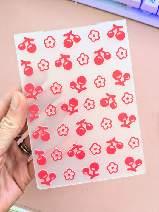 Cherry Blosson Embossing Folder