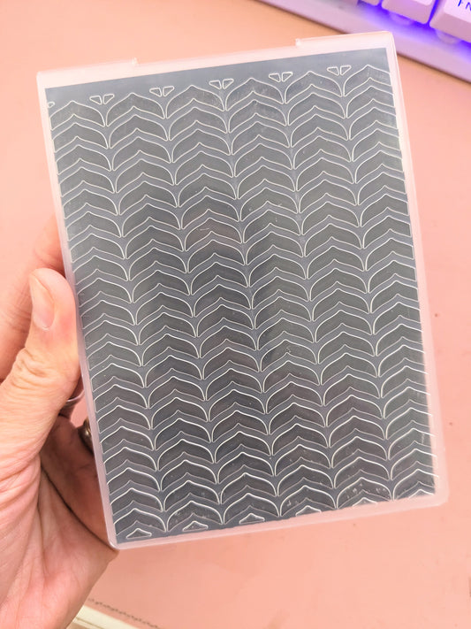 Tire Tracks I I Embossing Folder