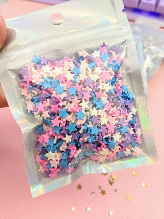 Star Poly Clay Confetti