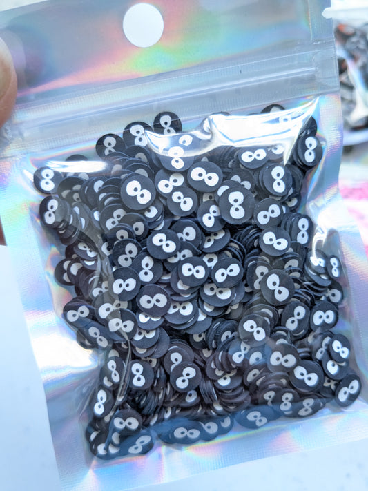 Black Eye poly clay Confetti