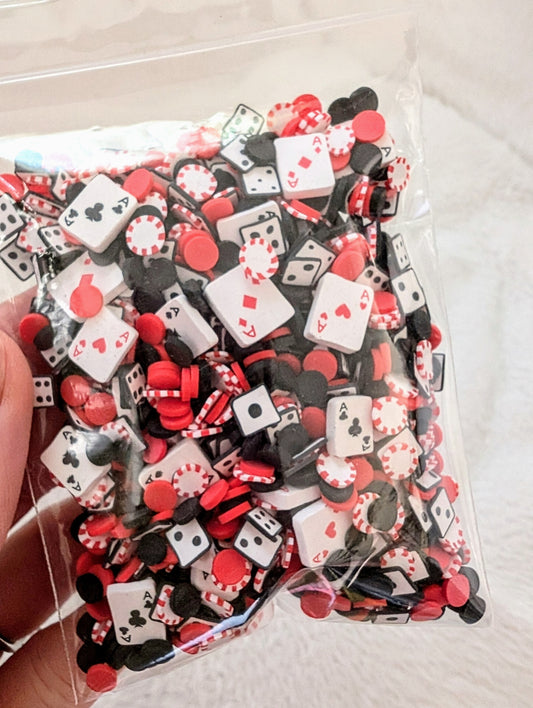 Casino poly clay Confetti