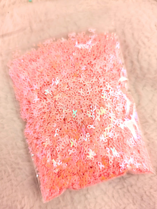 Pink Ribbon Breast Cancer Confetti