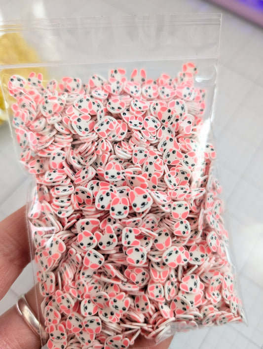 Bunny Poly Clay Confetti