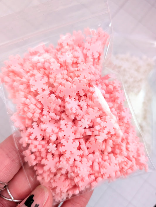 Snowflake Poly Clay Confetti