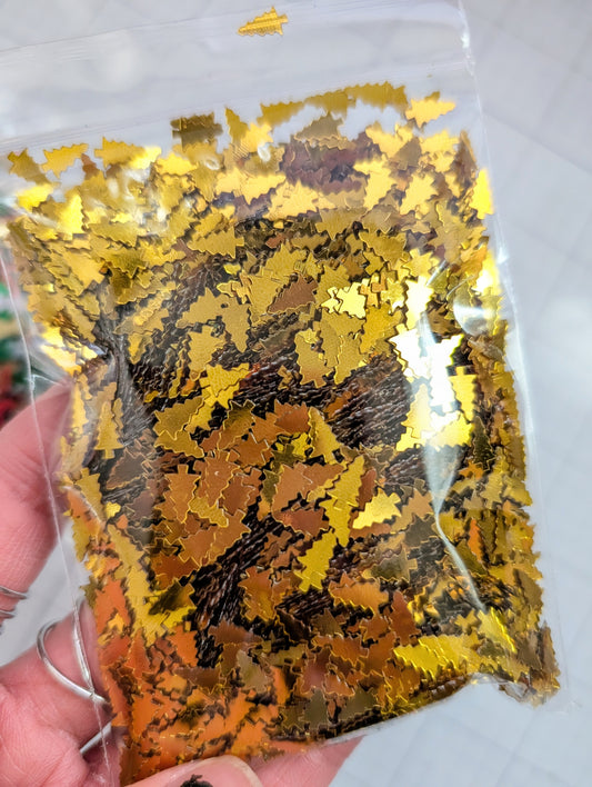 Christmas Tree Gold Confetti