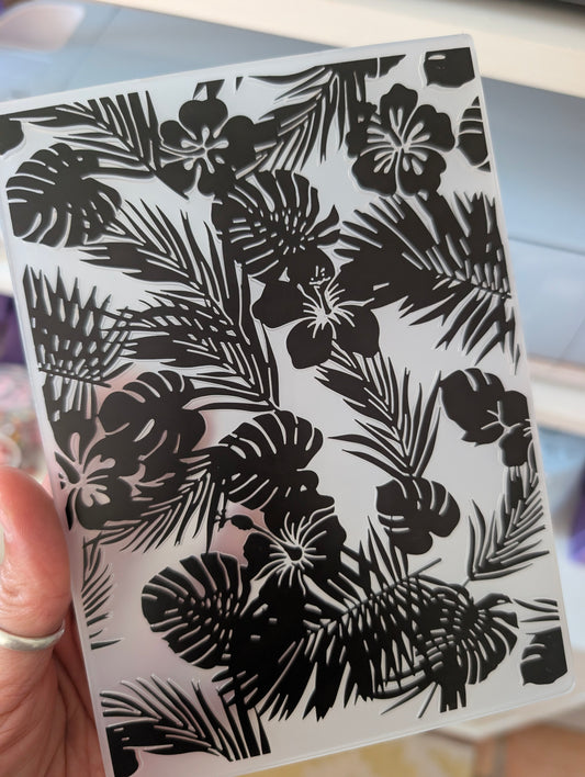 Island Palm Embossing Folder