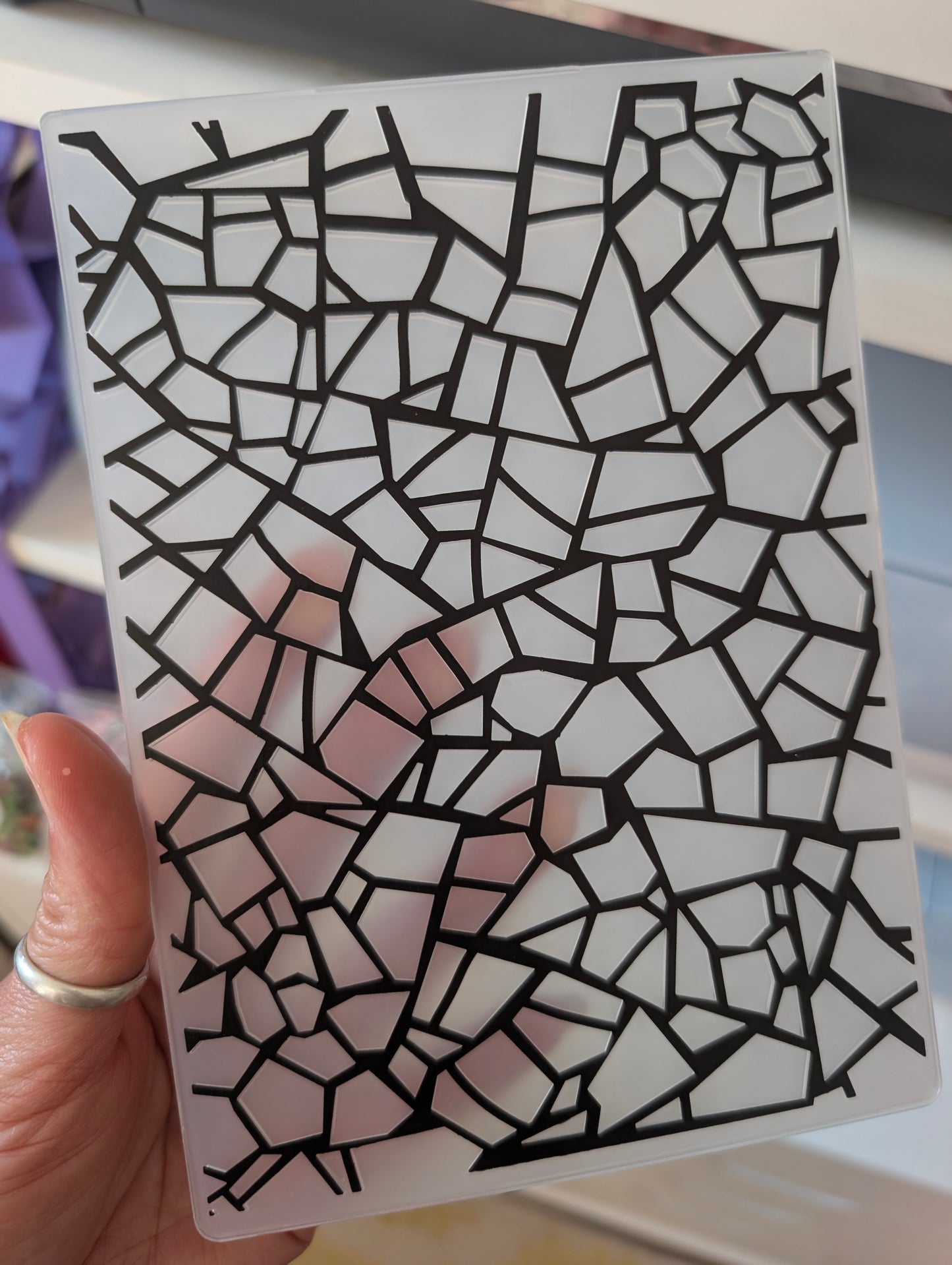 Mosaic Embossing Folder
