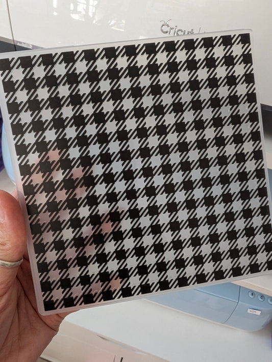 Plaid Embossing Folder