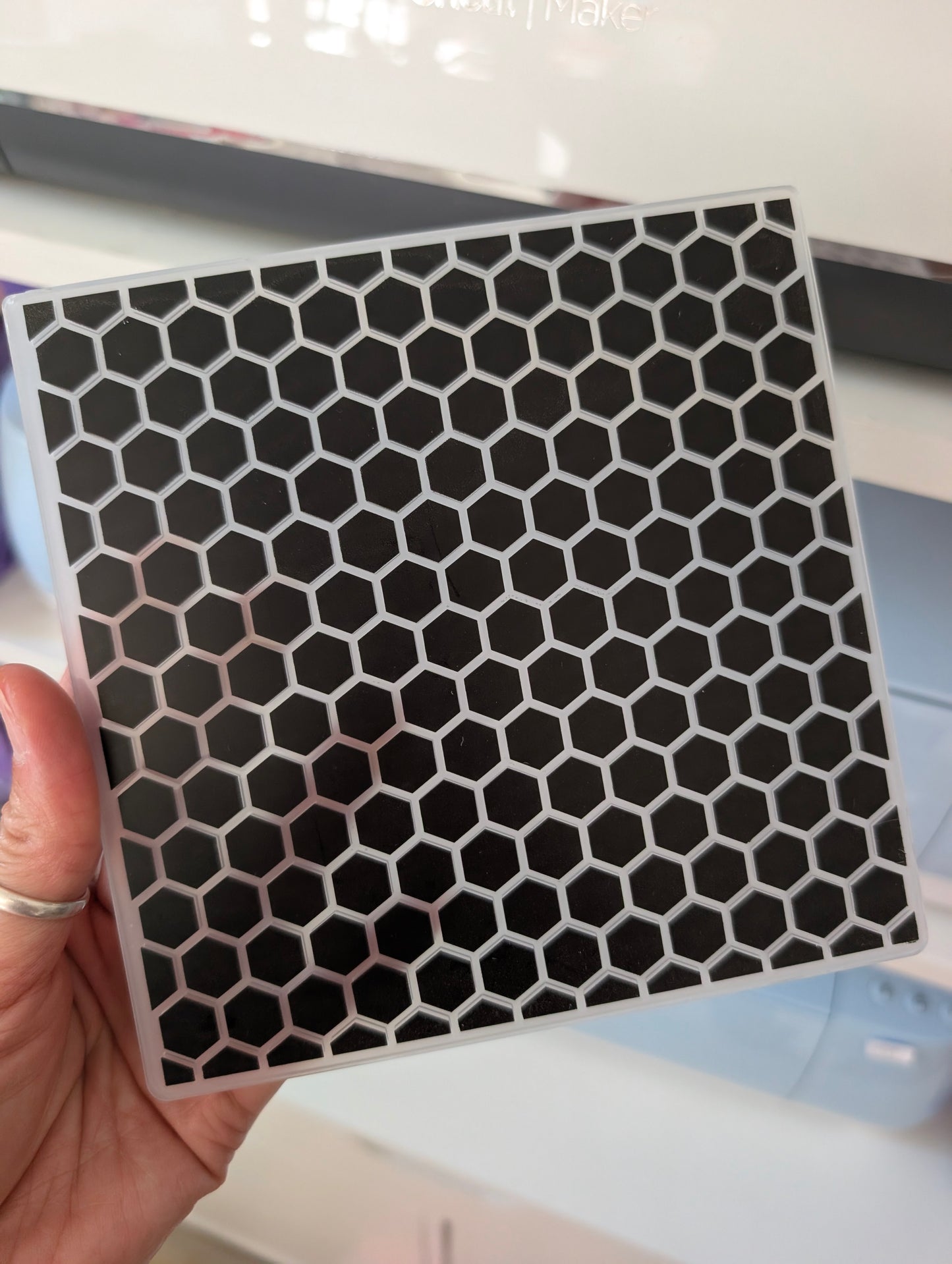 Honey Comb Embossing Folder
