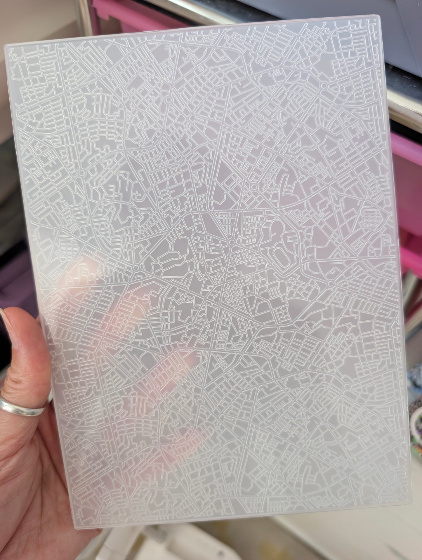 City Map XL Embossing Folder