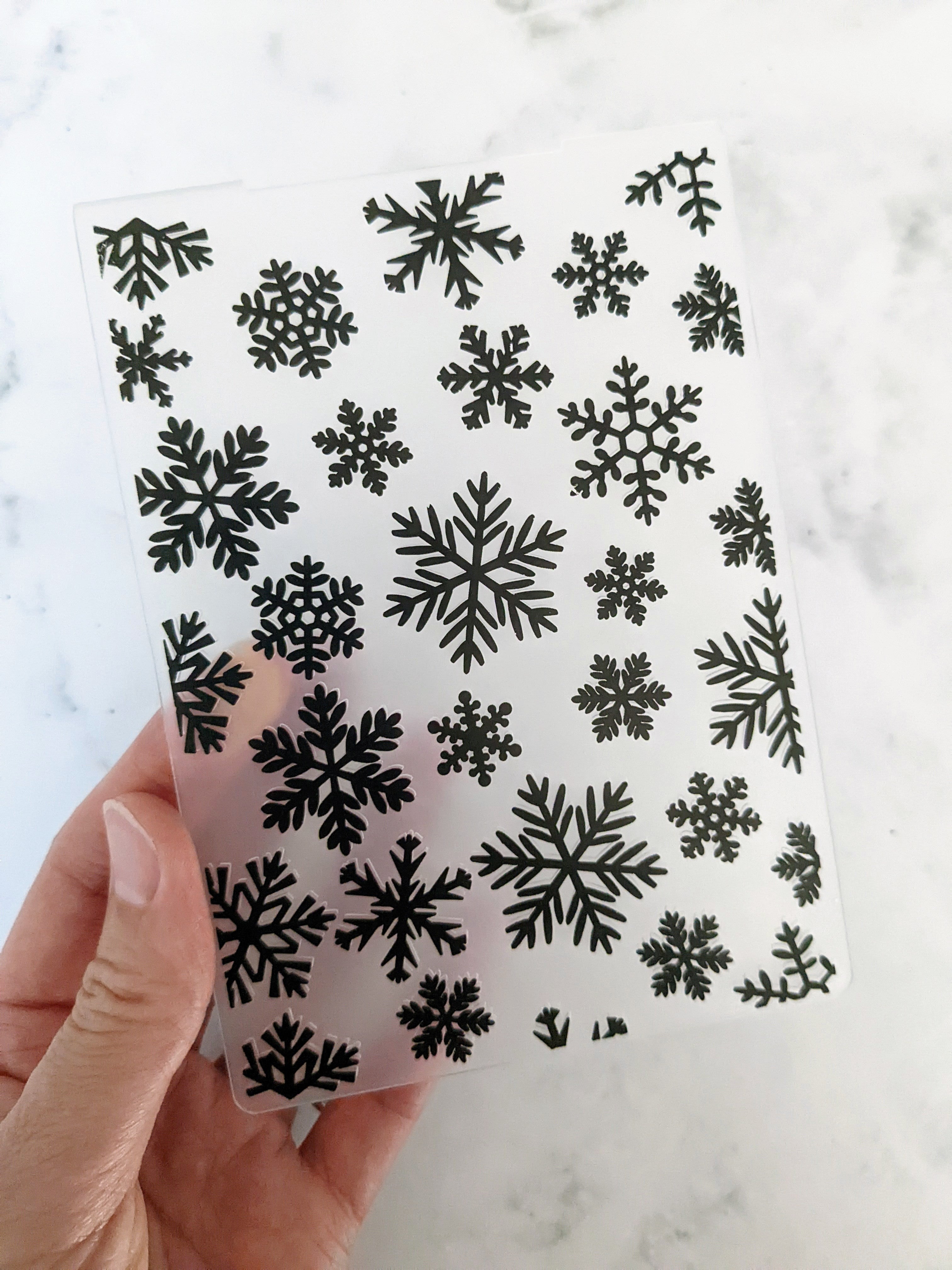 Snowflake Embossing Folder – FancifulChaos