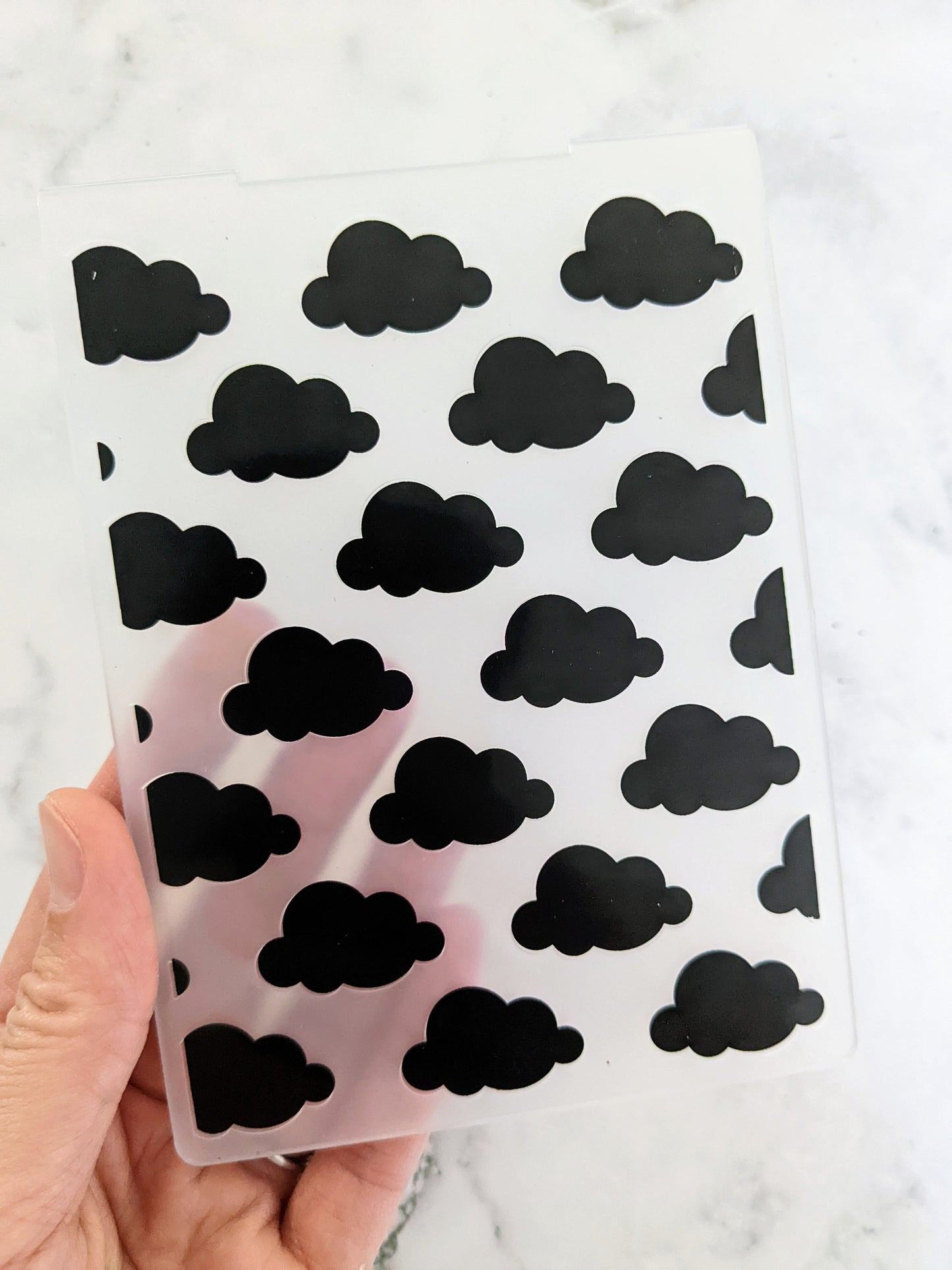 Cloud Embossing Folder