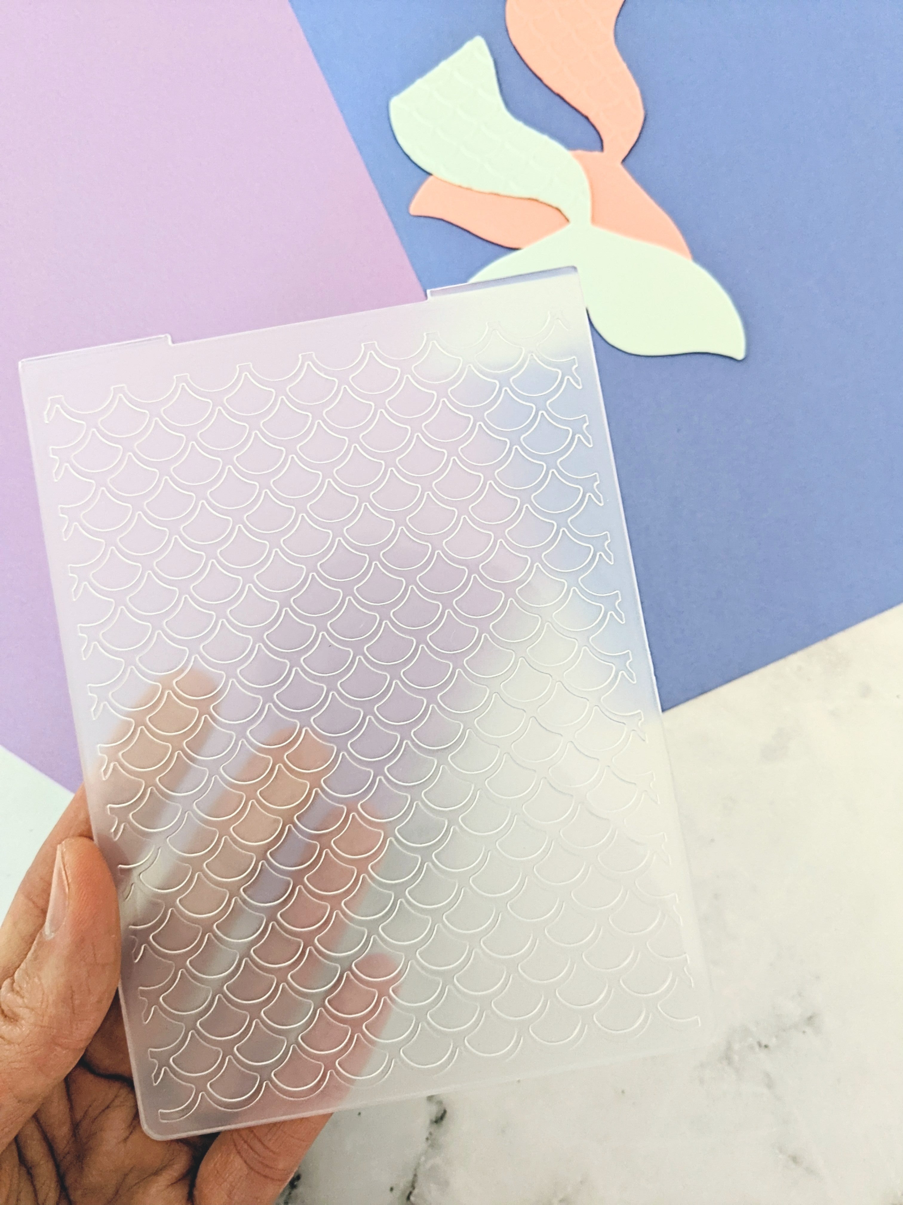 Mermaid Embossing Folder – FancifulChaos