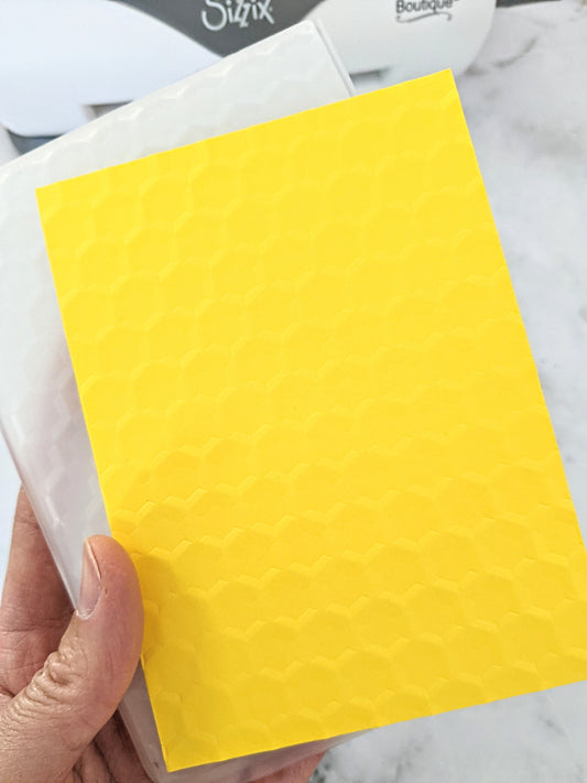 Honey Comb Embossing Folder