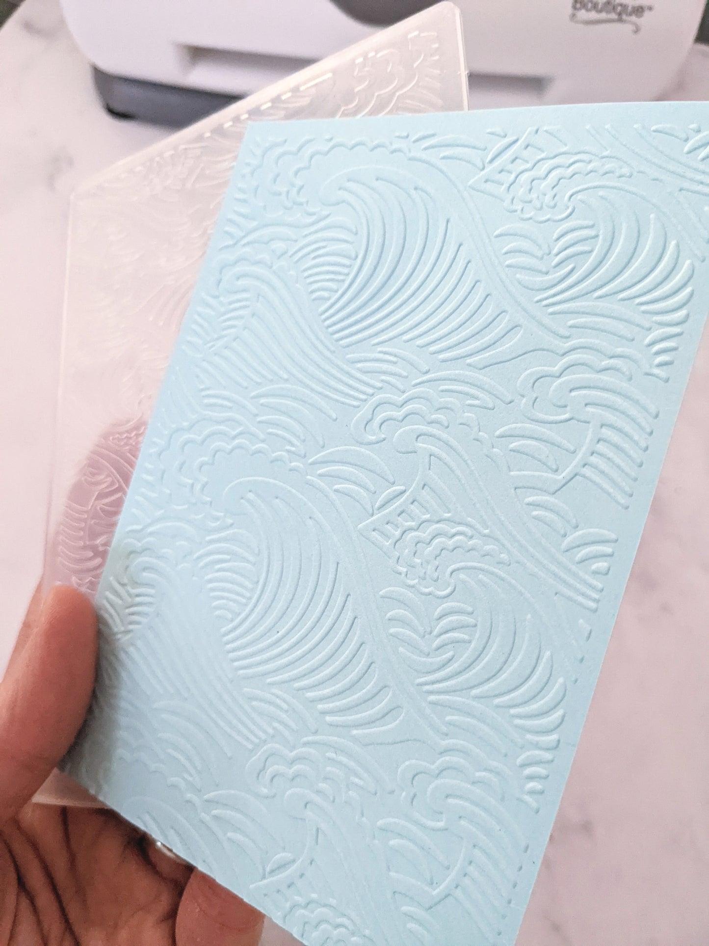 Waves Embossing Folder