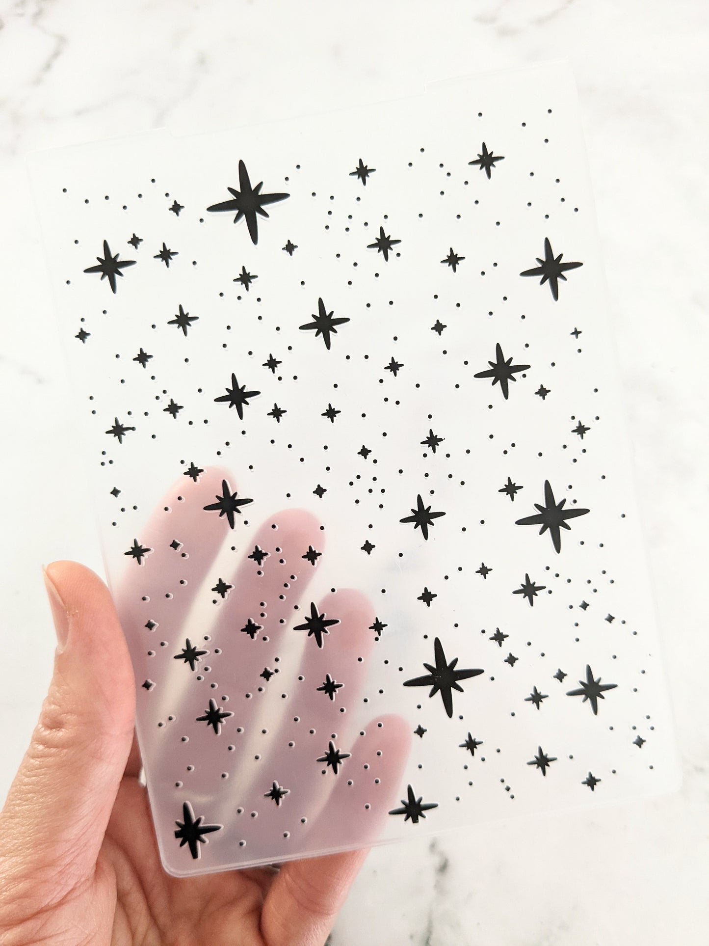 Galaxy Star Embossing Folder