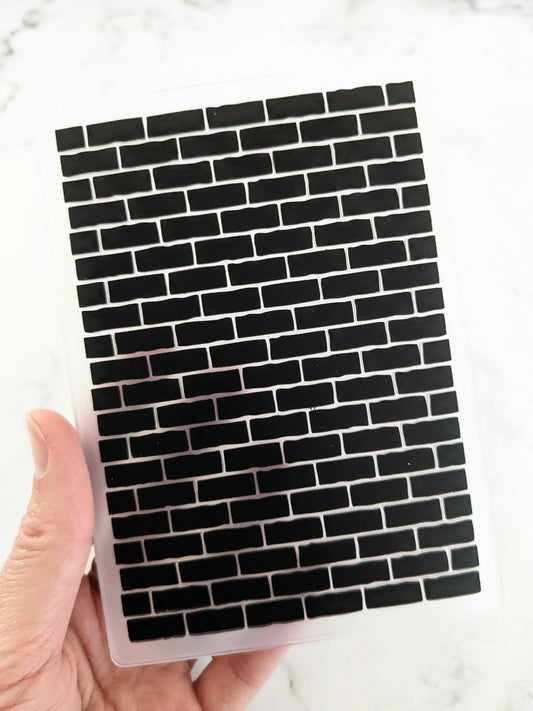 Brick Wall Embossing Folder