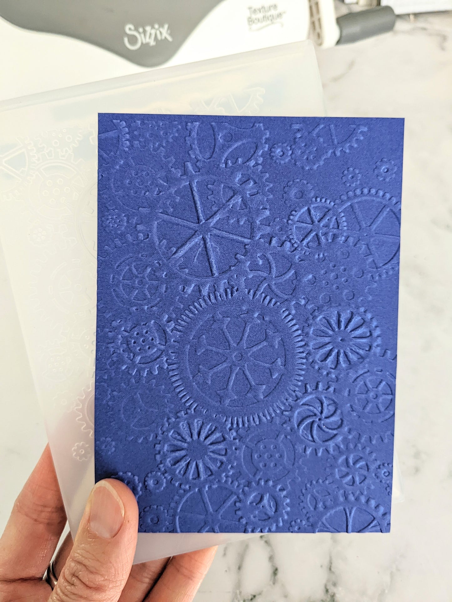 Cogs Embossing Folder