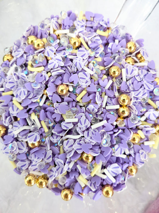 Purple Seashell Confetti