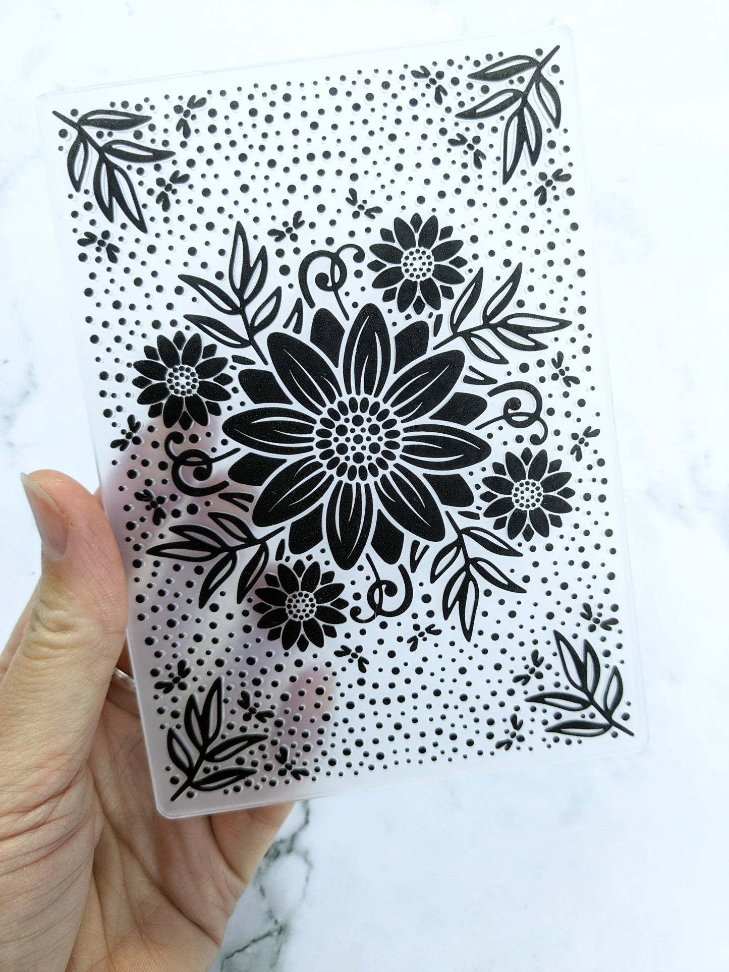 Sunflower Embossing Folder