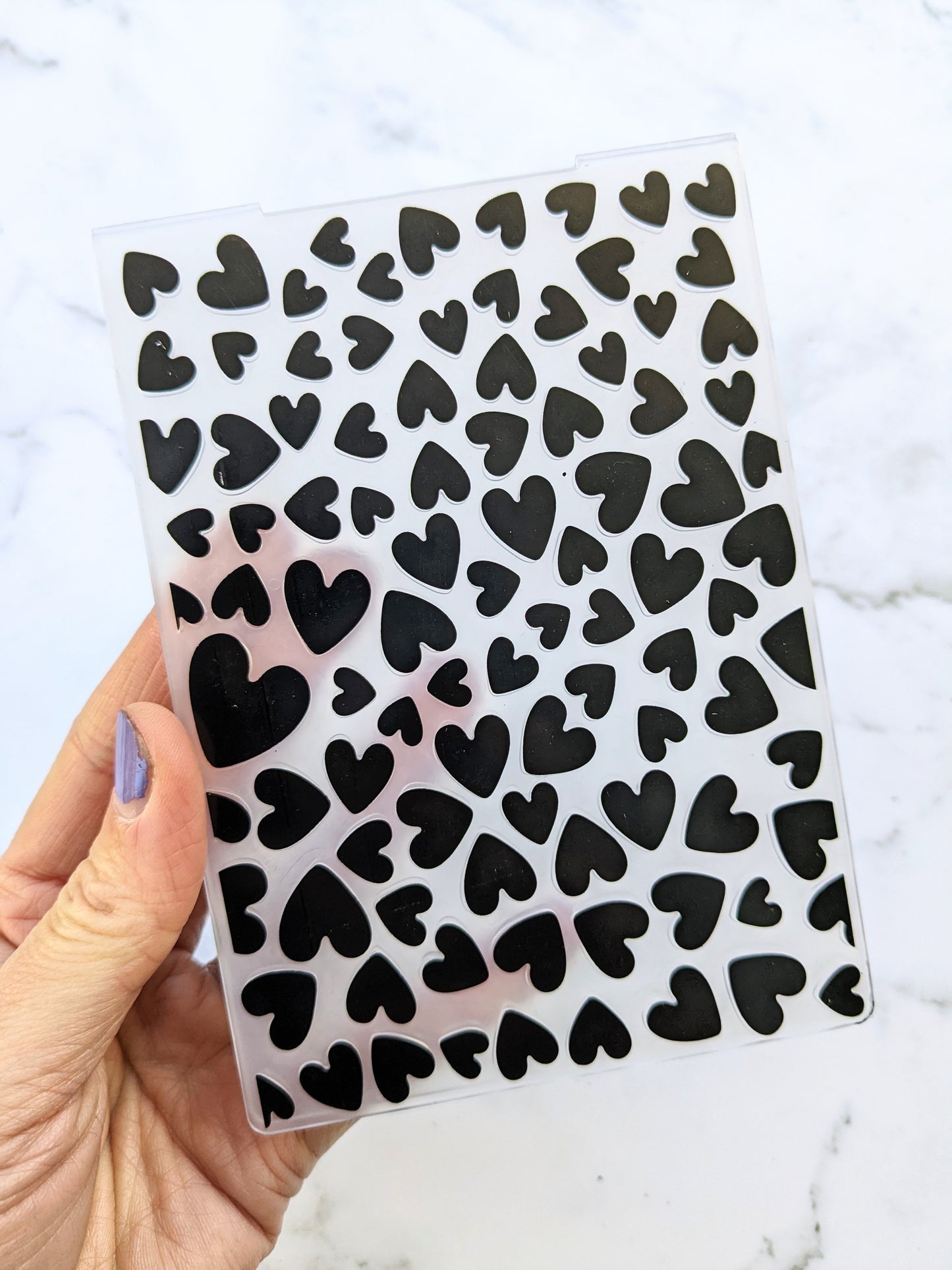 Mixed Heart Embossing Folder