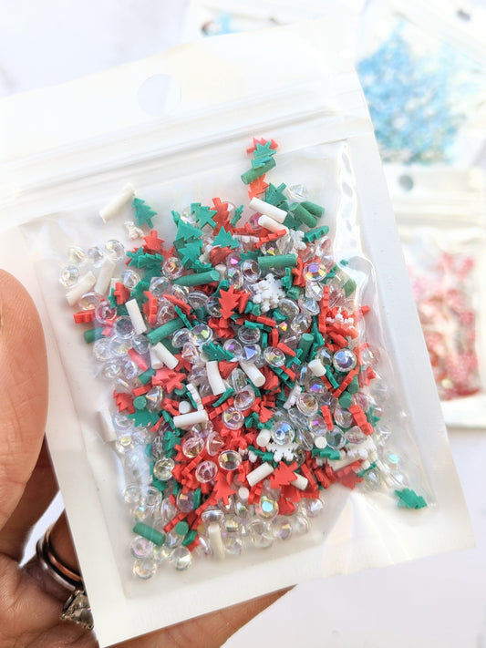 Christmas Tree and Snowflake Confetti