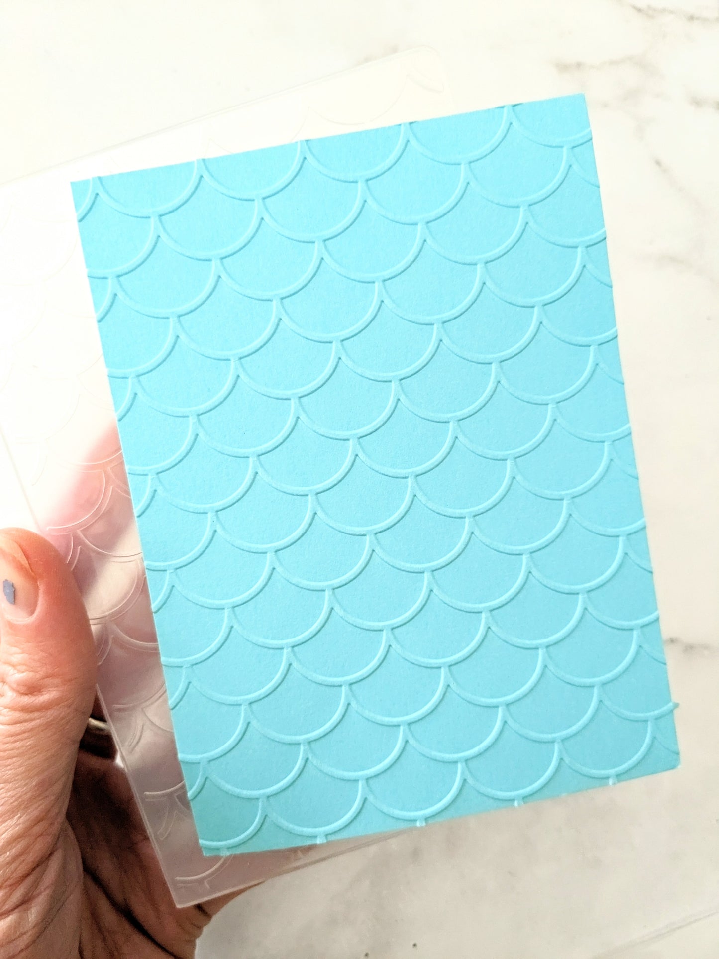 XL Mermaid Embossing Folder