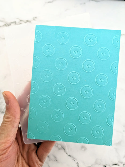 Button Embossing Folder