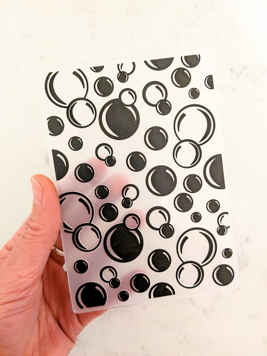 Bubbles Embossing Folder