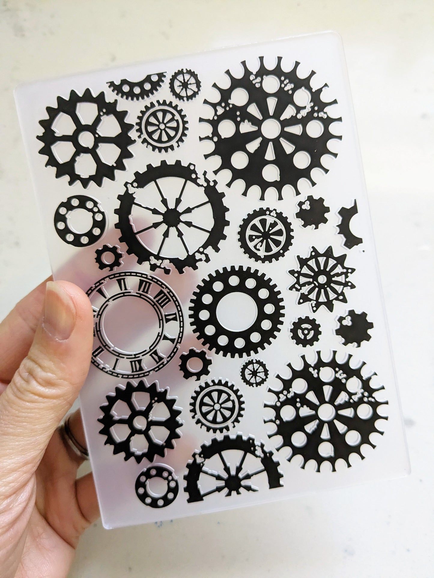 Time Gear Embossing Folder