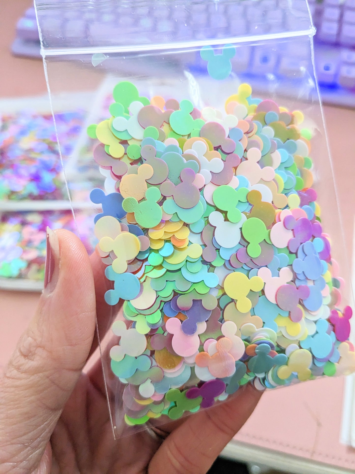 Large Mouse Head Confetti